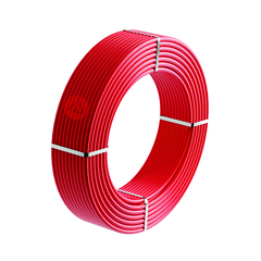 Труба PE-RT Про Аква Труба однослойная Белая/Красная 8 бар 16x2 бухта 300м  РЕЖЕМ