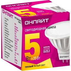 Лампа ОНЛАЙТ 71 637 OLL-MR16-5-230-3K-GU5.3
