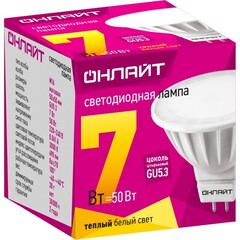 Лампа ОНЛАЙТ 71 640 OLL-MR16-7-230-3K-GU5.3