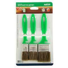 Набор кистей универсальный 3шт Акор
