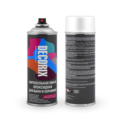 Эмаль аэрозольная д/ванн и керамики белая 520мл DECORIX