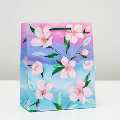 Пакет подарочный "Лёгкость" 18х22.3х10см