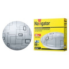 Светильник накладной Navigator 61424 NBL-R04-18-6.5K-IP20 LED