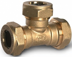 Тройник нерж. Ду15