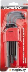 Набор ключей имбусовых HEX 1.5-10мм Matrix