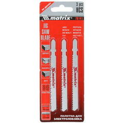 Пилки д/лобзика дерево 100*4мм 3шт