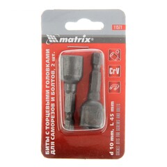 Бита 10мм 2 шт Matrix