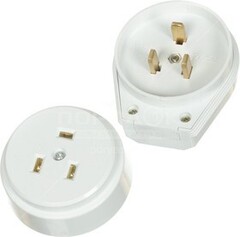 Разъем печной белый