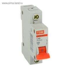 Авто выкл TDM 1П 40А