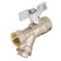 Кран шаровый с фильтром 1/2 CTM
