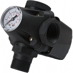 Реле давления с манометром TIM PS-04A