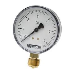 Манометр с радиальным подключением (шкала до 0,6 МПа) 1/4 50мм