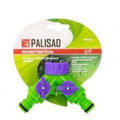 Разветвитель Palisad 2-х канальный регулируемый со штуцерами