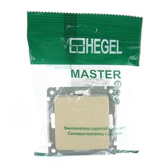 Выключатель 1кл.Hegel Мастер BC10-411-01
