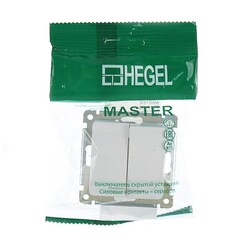 Выключатель 2кл.Hegel Мастер BC10-452-01