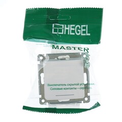 Выключатель 1кл.Hegel Мастер BC10-432