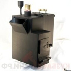 Банная печь под уголь "Гейзер-левая-зольник" 8мм