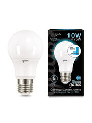 Лампа Gauss LED A60 10W E27 4100K ступеньчатое диммирование