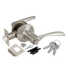 Ручка-защелка AJAX DK610 SN-ЕТ (кл/фик.) мат.никель