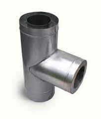 Тройник-сэндвич 150/210*90 (0,8мм) нерж/оцинк