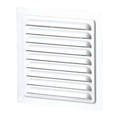 Решетка 190х190 мм металл белая