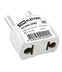 Переходник C1-B-тип А/F белый TDM