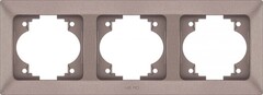 Рамка 3-мест Ne-Ad Aras Мокко