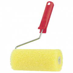 Валик "Поролон" с ручкой 100мм Сибртех