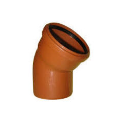 Отвод д/нар. канализ. (оранж) 45гр Дн 160