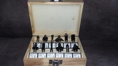 Фрезы по дереву для фасок 8мм 12шт  FIT