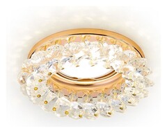 Свет-к AMBRELLA K206 CL/G золото/прозрачный  MR16