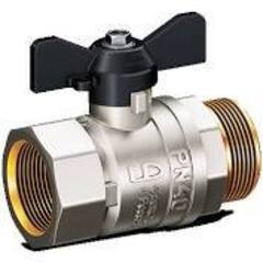 Кран шаровый LD Pride Ду20  в/н/р (бабочка) (22шт)