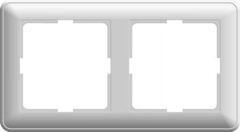 Рамка 2-мест Schneider W59 Белая