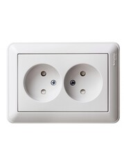 Розетка 2-ая СУ б/з Schneider белая