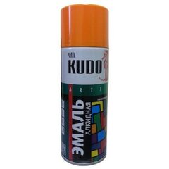 Эмаль аэрозольная оранжевая 520мл KUDO
