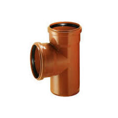 Тройник д/нар.канализ.(оранж) 87гр Дн 160-160