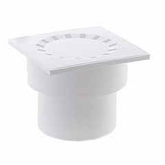 Трап вертикальный Ду100 (150*150) пласт.