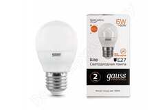 Лампа Gauss Globe LED 6W E27 2700K