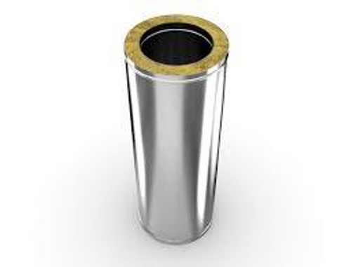 Труба-сэндвич 150/210-0,5м. (0.8мм) нерж/нерж