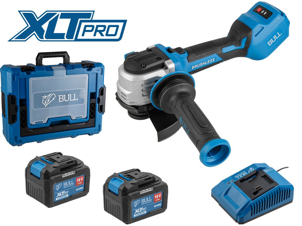 УШМ-125 аккум BULL CSG 1812-1 бесщ.