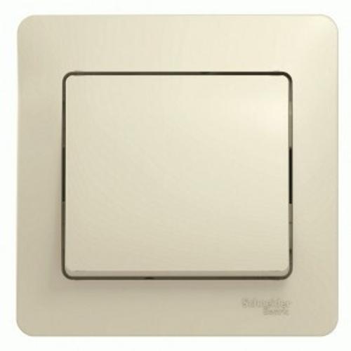 Выключатель 1кл СУ Schneider Бежевый