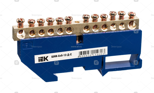 Шина нулевая 6 ГРУПП DIN