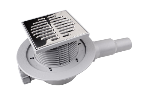 Трап напольный"Mc Alpine" 100mm.x50/40 MRFG3