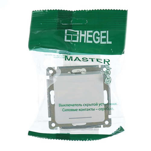 Выключатель 1кл.Hegel Мастер BC10-432