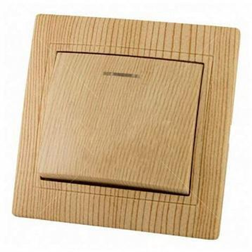 Выключатель 1кл СУ с инд.Tdm Сосна