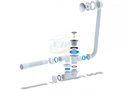 Сифон ванна АНИ ЕС 255 клик-клак