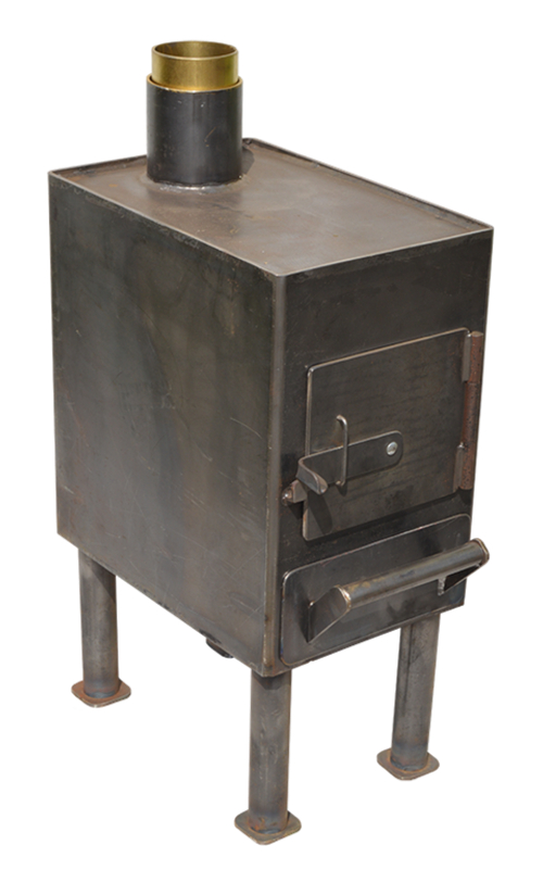 Печь "Буржуйка-зольник"с кружком 8мм
