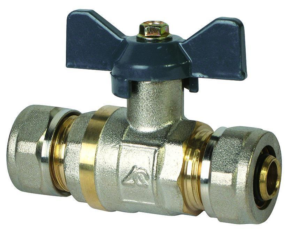 Кран шаровый 26*26 ц-ц