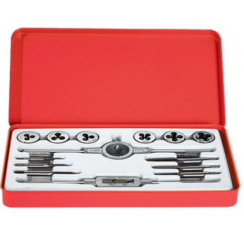 Набор метчиков и плашек М3-М10 14 пред. Matrix