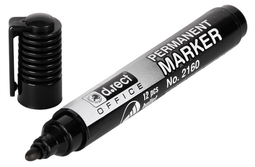 Маркер перманентный черный